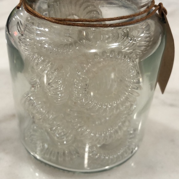 Rae Dunn Spiral Hair Tie Jar “Hair Ties” 25 count - Picture 5 of 5